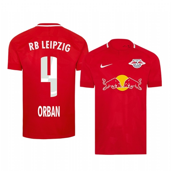 Willi Orban RB Leipzig 19-20 Fourth Men's Red Short Sleeve Jersey