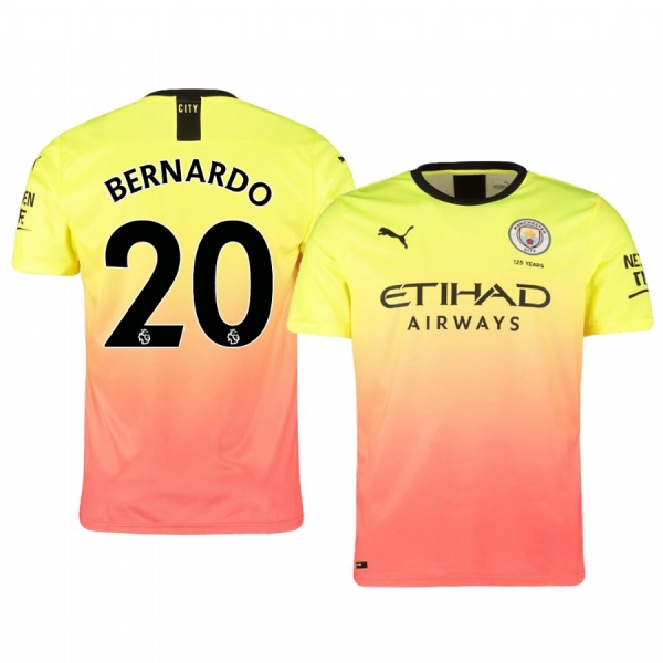 Manchester City Bernardo Silva Men's Jersey Alternate Third 19-20