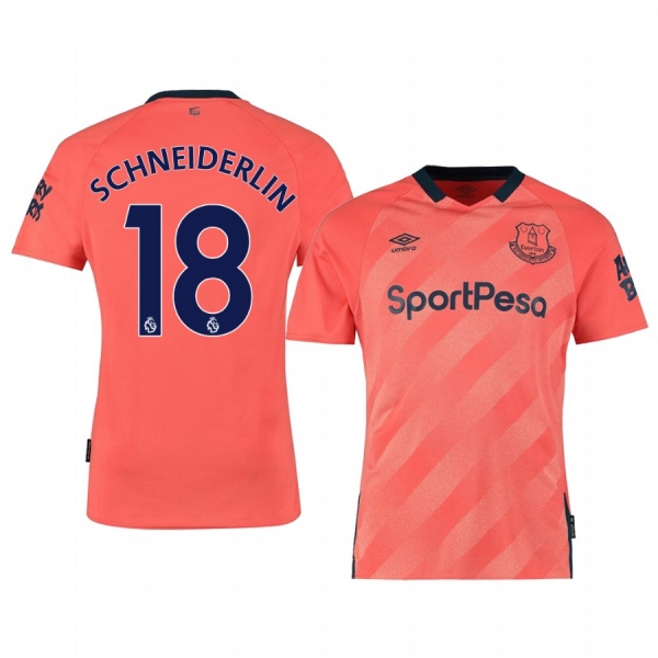 Morgan Schneiderlin Everton Away Men's Short Sleeve Jersey 19-20