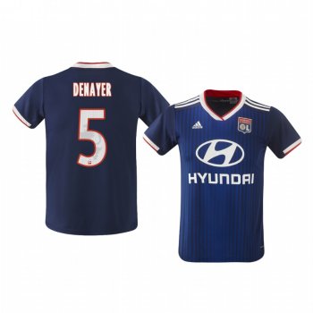 Youth Olympique Lyonnais Jason Denayer Away Jersey 19-20