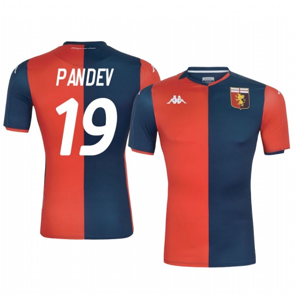 Genoa Goran Pandev 19-20 Home Men's Short Sleeve Jersey