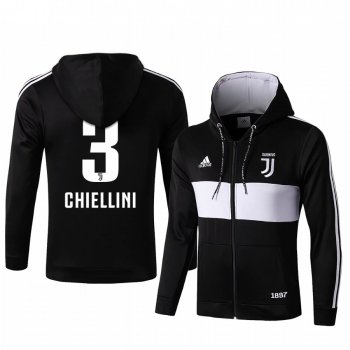 Giorgio Chiellini Juventus Black Classic Full-Zip Jacket