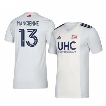 Michael Mancienne New England Revolution 2020-21 Away Men's White Short Sleeve Jersey