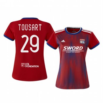 Women's Olympique Lyonnais Lucas Tousart Jersey Alternate Third 19-20