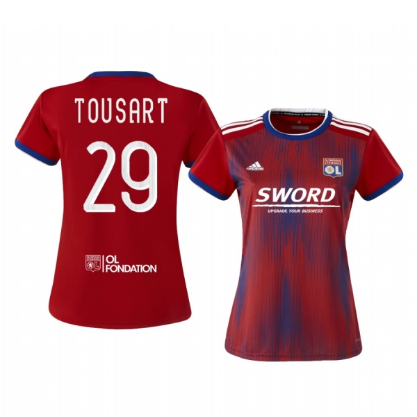 Women's Olympique Lyonnais Lucas Tousart Jersey Alternate Third 19-20