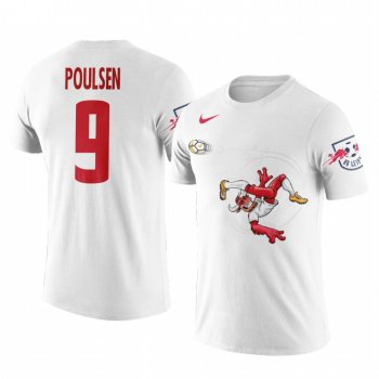 Men's Yussuf Poulsen RB Leipzig Classic Personalize Short Sleeve T-shirt