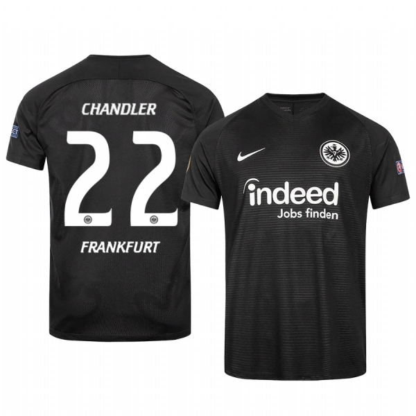 Timothy Chandler Eintracht Frankfurt 2020 Black Europa League Official Jersey Men's