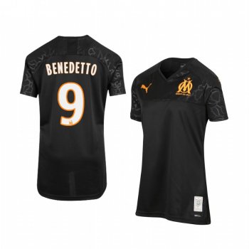 Women's Olympique de Marseille Dario Benedetto Jersey Alternate Third 19-20