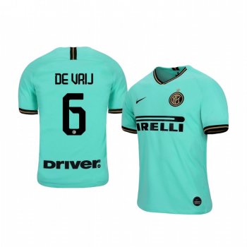 Stefan de Vrij Internazionale Milano 19-20 Away Short Sleeve Jersey