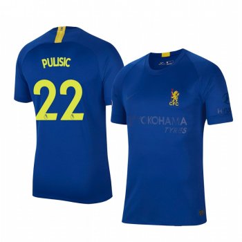 Christian Pulisic Chelsea 19-20 Blue Fourth Replica Jersey Men's