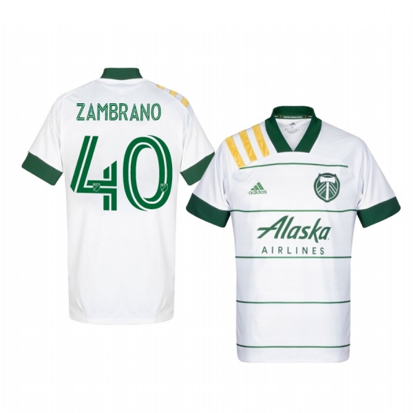 Portland Timbers Renzo Zambrano Men's 2020-21 Away Official Jersey