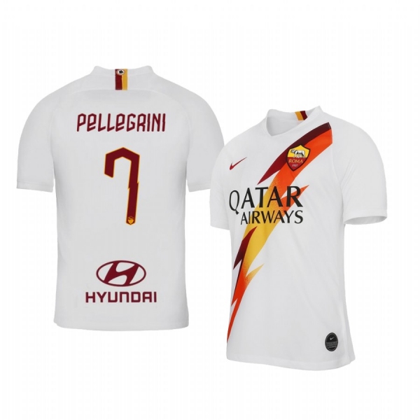 Lorenzo Pellegrini AS Roma 19-20 Away Short Sleeve Jersey