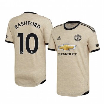 Marcus Rashford Manchester United Away Men's Short Sleeve Jersey 19-20