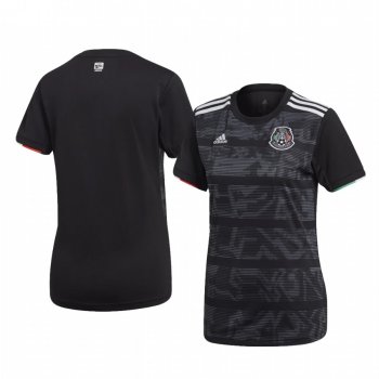 Mexico Custom Women's 2019 Home 2019 Gold Cup Short Sleeve Jersey