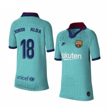 Youth Barcelona Jordi Alba Jersey Alternate Third 19-20