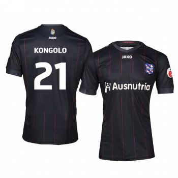 SC Heerenveen Rodney Kongolo 19-20 Away Men's Black Short Sleeve Jersey