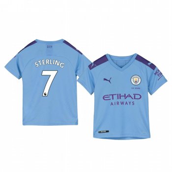 Youth Raheem Sterling Manchester City Home Jersey 19-20