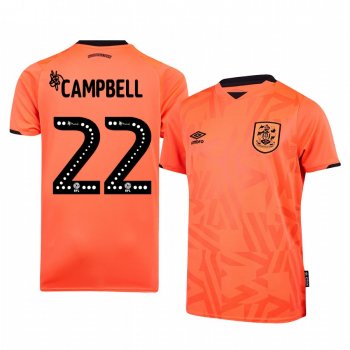 Huddersfield Town Fraizer Campbell 19-20 Third Men's Orange Short Sleeve Jersey