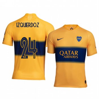 Boca Juniors Carlos Izquierdoz Men's 19-20 Away Replica Short Sleeve Jersey