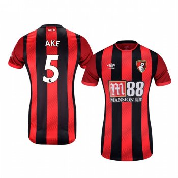 Women's Nathan Aké AFC Bournemouth Home Short Sleeve Jersey 19-20