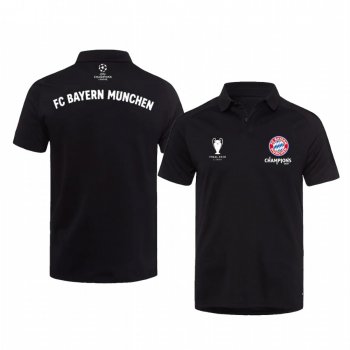 Bayern Munich Black 2020 UEFA Champions of Europe Polo