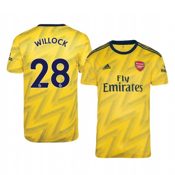 Joe Willock Arsenal Away Men's Short Sleeve Jersey 19-20