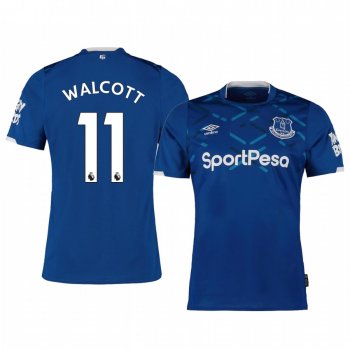 Men's Theo Walcott Everton Home Short Sleeve Jersey 19-20