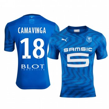 Stade Rennais Eduardo Camavinga Men's Away Jersey 19-20