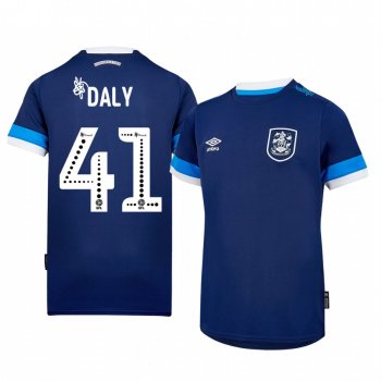 Huddersfield Town Matty Daly 19-20 Away Men's Navy Short Sleeve Jersey