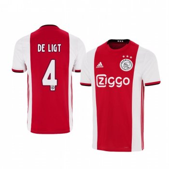 Men's Matthijs de Ligt Ajax 19-20 Home Jersey