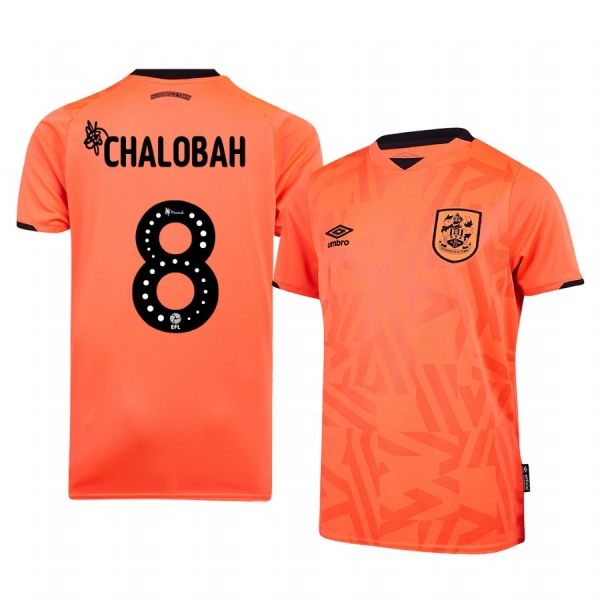 Huddersfield Town Trevoh Chalobah 19-20 Third Men's Orange Short Sleeve Jersey