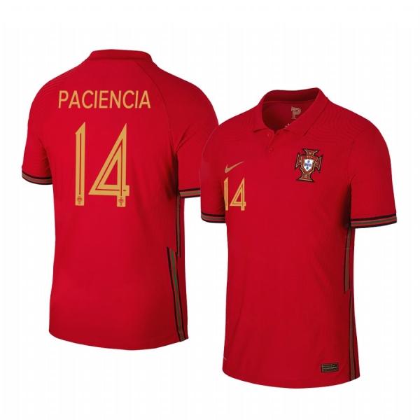 Goncalo Paciencia Portugal 2020 Red Home Men's Short Sleeve Jersey