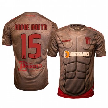 Andre Horta Braga Third Gray Short Sleeve Jersey