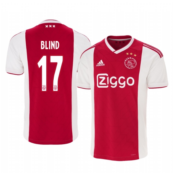 Men's Daley Blind Ajax 18-19 Home Jersey