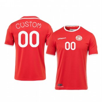 2018 World Cup Tunisia Custom Men's Away Official Jersey