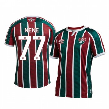 Fluminense Nene 2020 Home Men's Red Green Short Sleeve Jersey