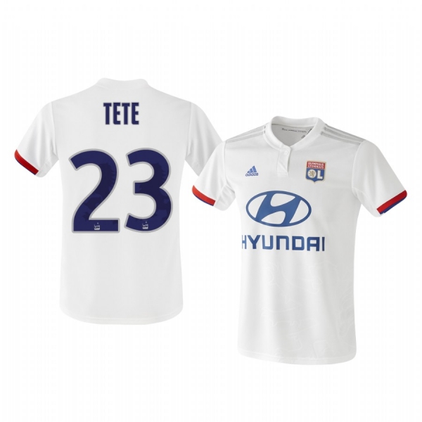 Men's Olympique Lyonnais Kenny Tete Home Jersey 19-20