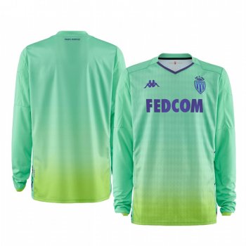 19-20 AS Monaco Green Goalkeeper Home Jersey Men's