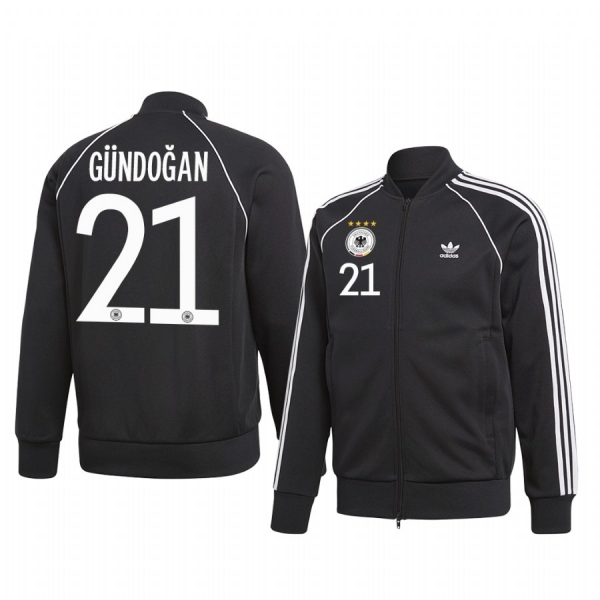 Ilkay Gundogan Germany Black Team Pride Logo Full-Zip Long Sleeve Jacket