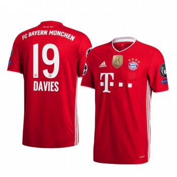 FC Bayern Munich Red 2020 UEFA Champions of Europe 6-Time Winner Patch Jersey