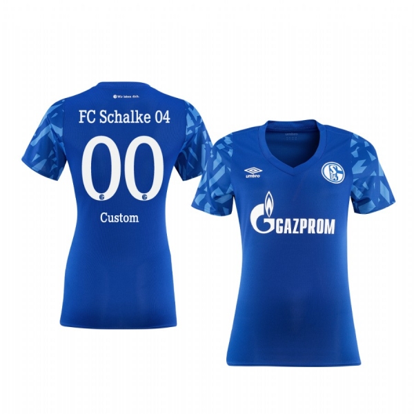 Women's Schalke 04 Custom Home Jersey 19-20