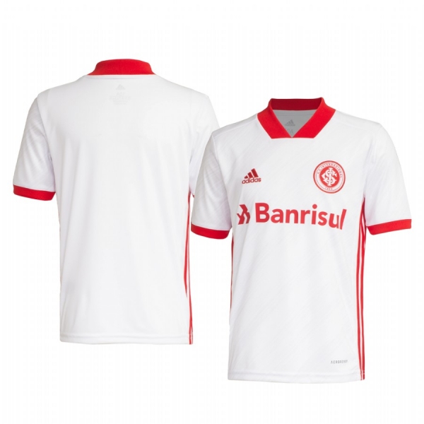 Youth Internacional White Away Short Sleeve Jersey 19-20