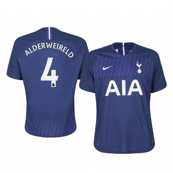 Toby Alderweireld Tottenham Hotspur Away Men's Short Sleeve Jersey 19-20