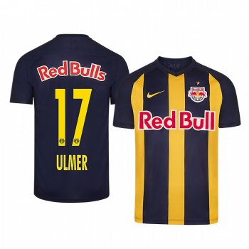 Andreas Ulmer Red Bull Salzburg Away Navy Yellow Short Sleeve Jersey