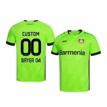 Youth 19-20 Bayer Leverkusen Custom Green Goalkeeper Official Jersey Youth