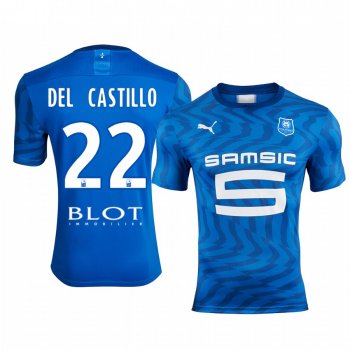 Stade Rennais Romain Del Castillo Men's Away Jersey 19-20