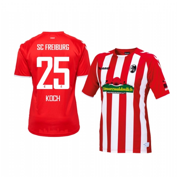 SC Freiburg Robin Koch Red Fight COVID-19 Jersey 2019-20 Men's