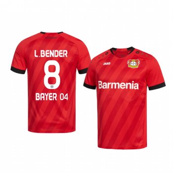 Youth Midfielder Bayer Leverkusen Lars Bender Home Jersey 19-20