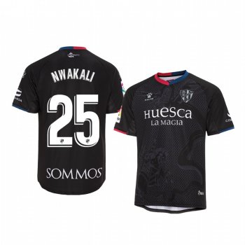 Kelechi Nwakali SD Huesca Third White Short Sleeve Jersey