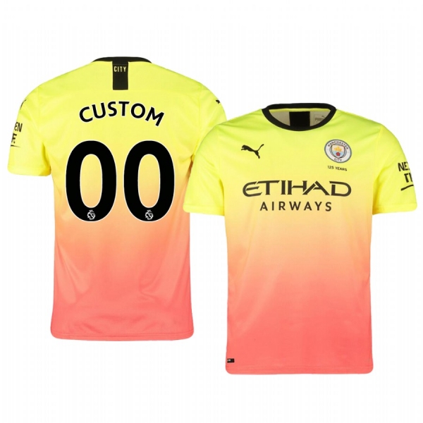 Manchester City Custom Men's Jersey Alternate Third 19-20